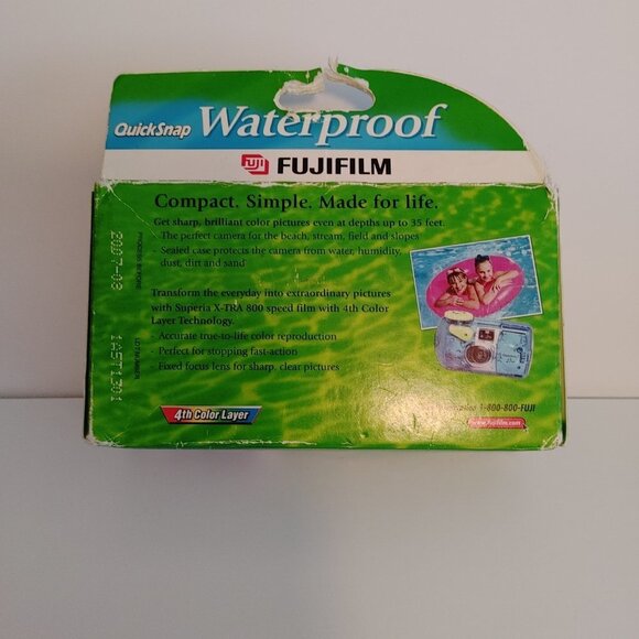 FUJIFILM Quick Snap Waterproof Camera Underwater Camera 800 speed film - Picture 3 of 5